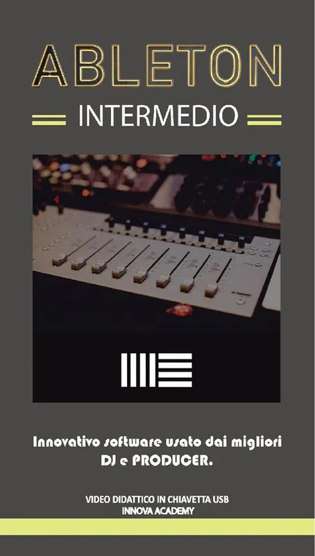 Di Tendenza Ableton intermedio. Innovativo software usato da dj e producer. Video didattico in chiavetta usb