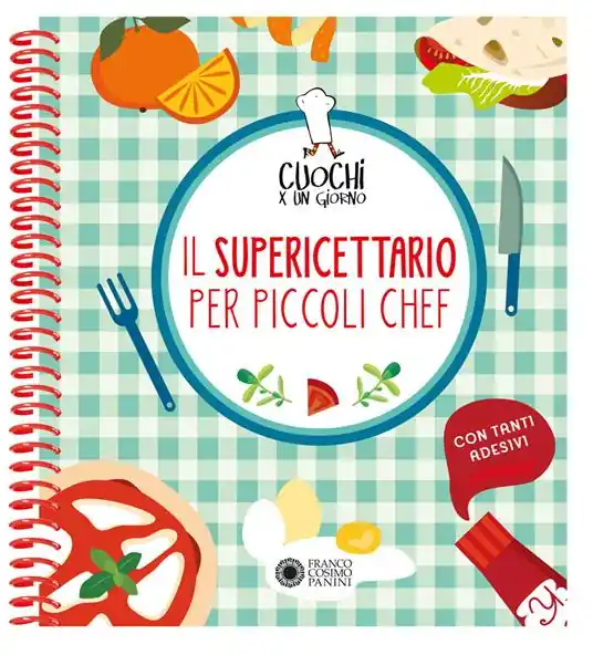 Di Tendenza Cuochi per un giorno. Il supericettario per i piccoli chef. Ediz. a colori. Ediz. a spirale. Con Adesivi