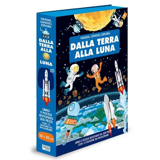 Offerta Del Giorno Dalla terra alla luna. Viaggia, conosci, esplora. Ediz. a colori. Con puzzle
