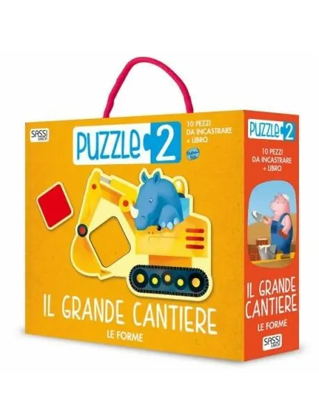 Le forme. Il grande cantiere. Puzzle 2. Ediz. a colori. Con puzzle Super Prezzo