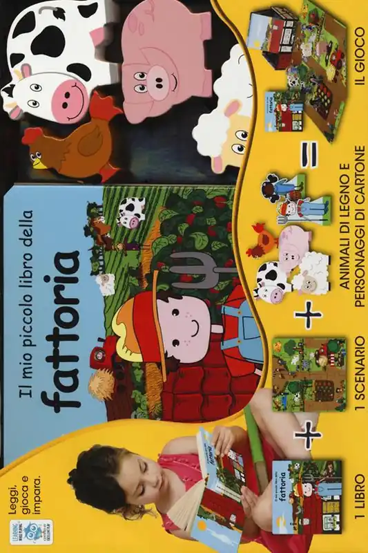 Il mio piccolo libro della fattoria. Little village. Ediz. a colori. Con gadget Economico
