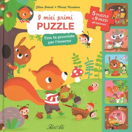 Promozione Tino fa provviste per l‘inverno. I miei primi puzzle. Ediz. a colori