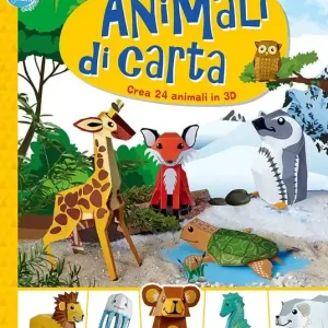 Occasione Animali di carta. Crea 24 animali in 3D. Ediz. a colori