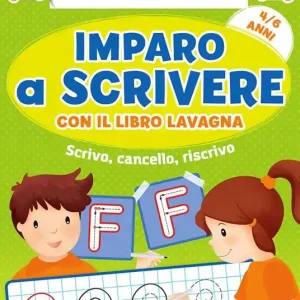 Prezzo Di Fabbrica Imparo a scrivere con il libro lavagna. Scrivo, cancello, riscrivo. 4-6 anni. Con pennarello con inchiostro a base d‘acqua