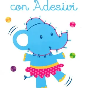 Promozione Esclusiva Elefante. Unisci i puntini 1-25. Con adesivi. Ediz. illustrata