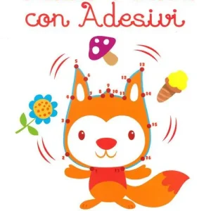 Volpe. Unisci i puntini 1-50. Con adesivi. Ediz. illustrata Occasione Imperdibile