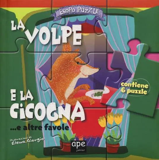 La volpe e la cicogna... e altre favole. Esopo puzzle. Ediz. a colori. Con 6 puzzle Professionale