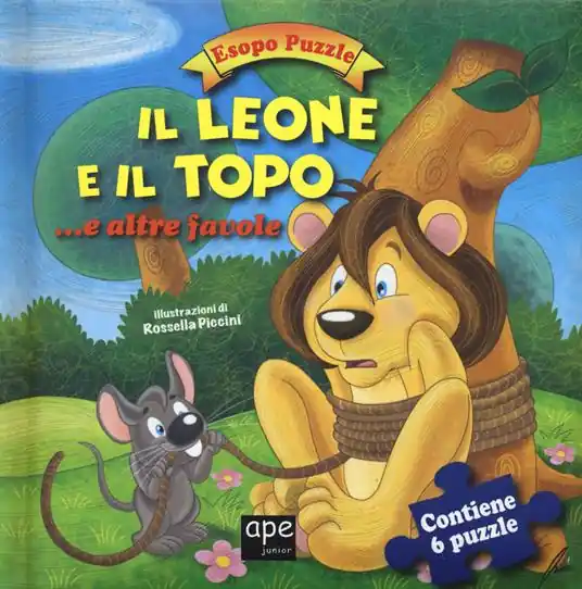 Promozione Esclusiva Il leone e il topo.. e altre favole. Esopo puzzle. Ediz. a colori. Con 6 puzzle
