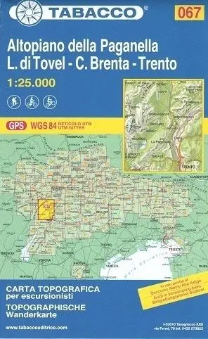 Soddisfatti O Rimborsati Altopiano della Paganella. C. Brenta. L. di Tovel 1 25.000. Ediz. multilingue