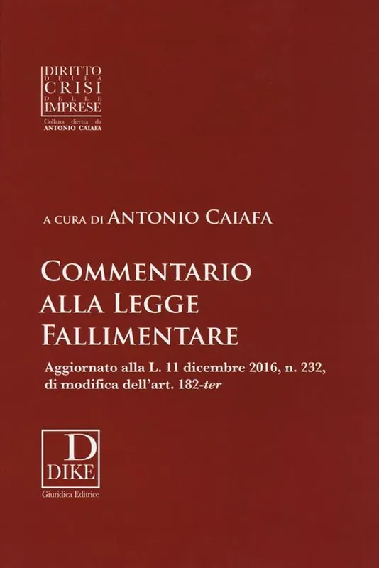 Ordina Subito Commentario alla legge fallimentare