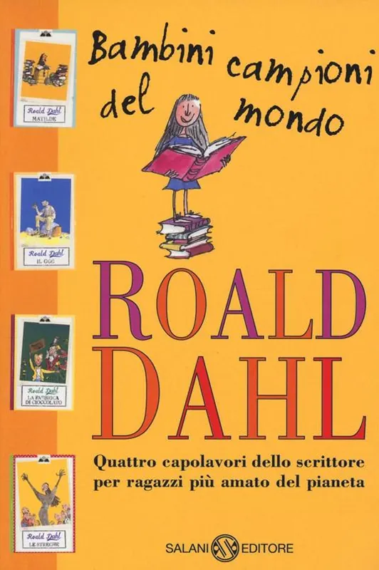 Occasione Bambini campioni del mondo Matilde-Il GGG-La fabbrica di cioccolato-Le streghe