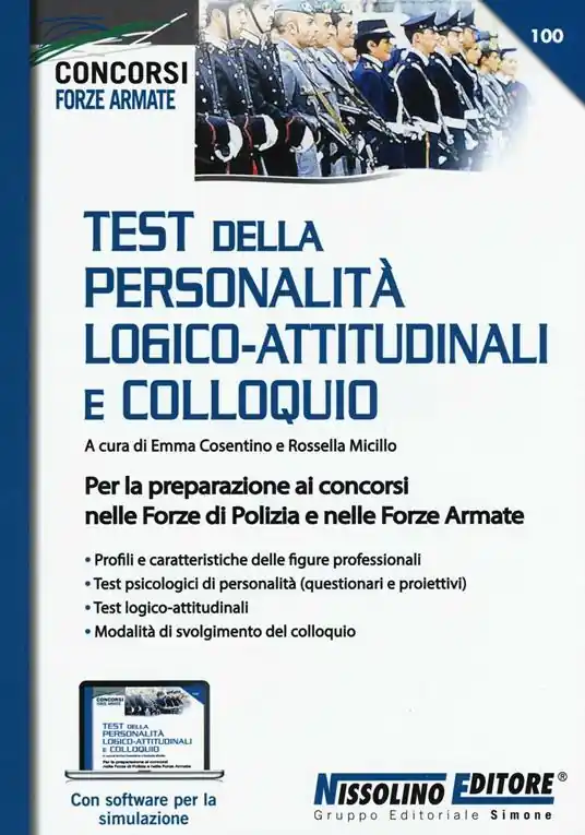 Test della personalità logico-attitudinali e colloquio. Per la preparazione ai concorsi nelle forze di polizia e nelle forze armate. Con aggiornamento online Economico