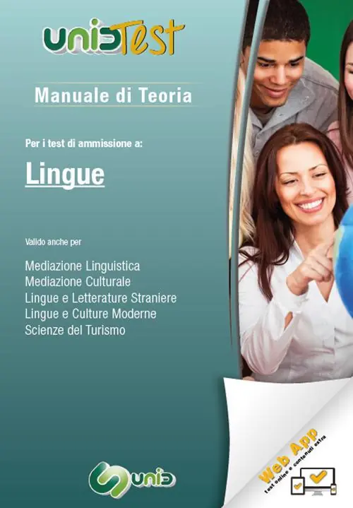 Consegna Rapida Manuale di teoria. Per i test di ammissione a Lingue. Valido anche per mediazione linguistica, mediazione culturale, lingue e letterature straniere, lingue e culture moderne, scienze del turismo. Con Contenuto digitale (fornito elettronicamente)