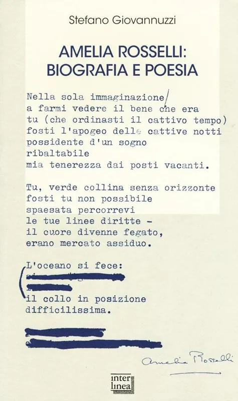 Amelia Rosselli biografia e poesia Prezzo Basso
