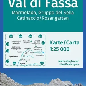 Direttamente Dal Produttore Carta escursionistica n. 686. Val di Fassa, Marmolada, Gruppo di Sella, 1 25.000