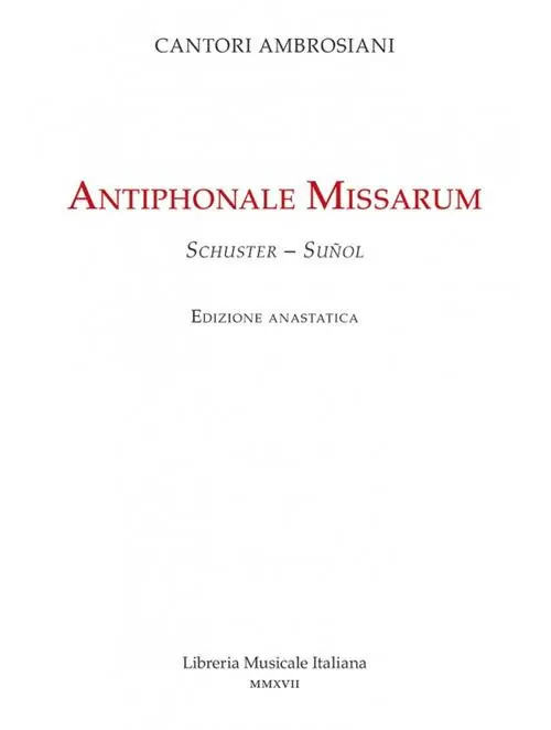 Ordina Subito Antiphonale missarum (rist. anast.)