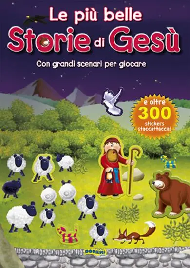 Occasione Le più belle storie di Gesù. Raccontastickers. Con adesivi. Ediz. illustrata