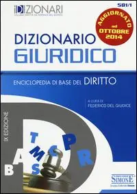 Consegna Rapida Dizionario giuridico. Enciclopedia di base del diritto