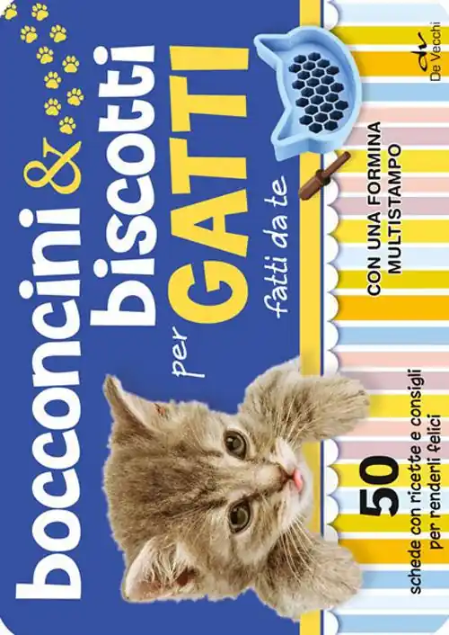 Must-Have Bocconcini & biscotti per gatti fatti da te. 50 schede con ricette e consigli per renderli felici. Con gadget
