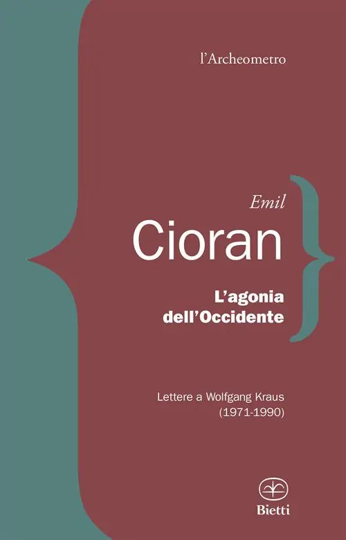 Quantità Limitata L‘agonia dell‘Occidente. Lettere a Wolfgang Kraus (1971-1990)