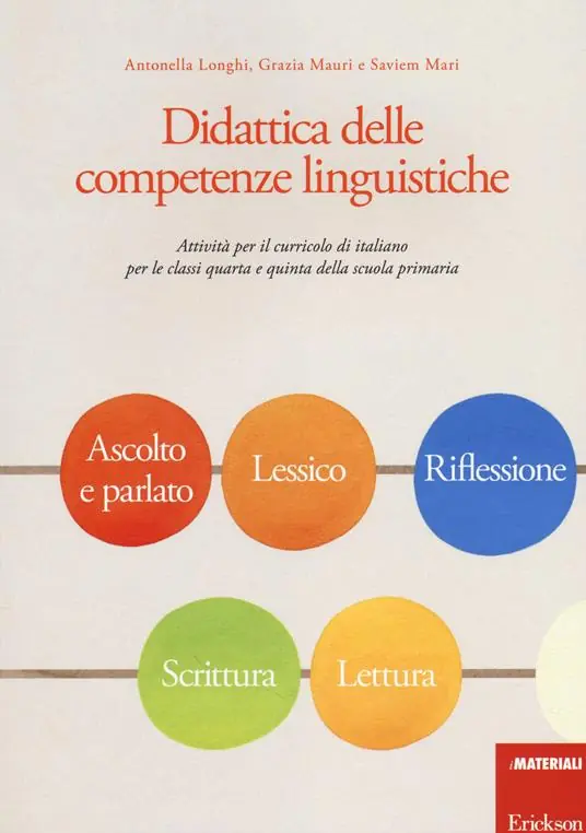 Didattica delle competenze linguistiche. Attività per il curricolo di italiano per le classi quarta e quinta della scuola primaria Reso Gratuito