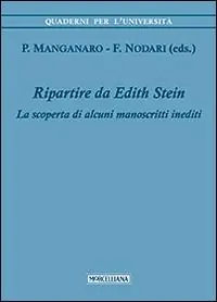 Occasione Ripartire da Edith Stein. La scoperta di alcuni manoscritti inediti