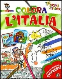 Colora l‘Italia. Con stickers. Ediz. illustrata Subito Disponibile