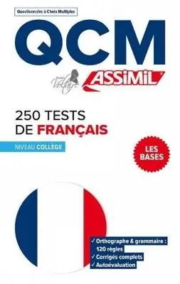 Non Perdere 250 tests de français. QCM