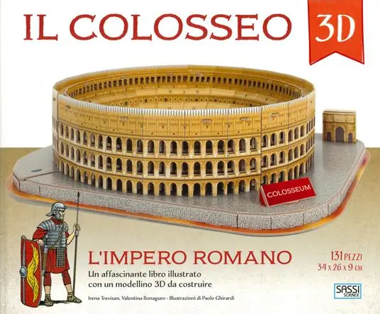Direttamente Dal Produttore Il Colosseo 3D. L‘impero romano. Con Giocattolo