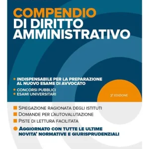 Compendio di diritto amministrativo Spedito Oggi