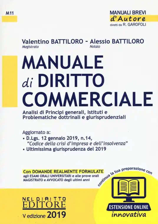 Novità Manuale di diritto commerciale. Con espansione online