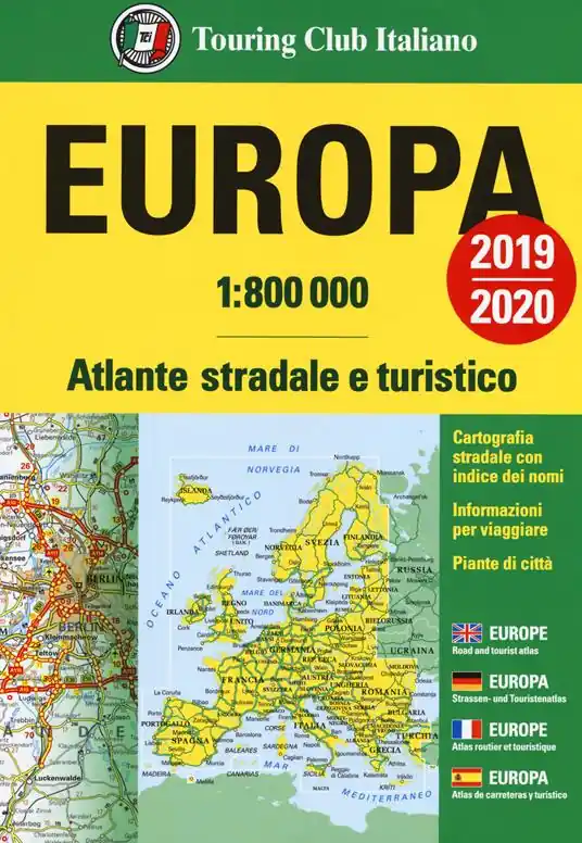 Sconto Europa. Atlante stradale e turistico 1 800.000