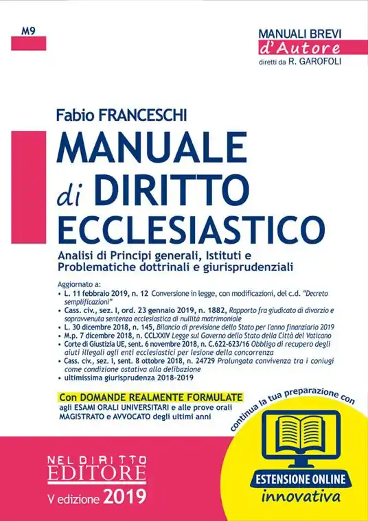 Manuale di diritto ecclesiastico. Con espansione online Economico