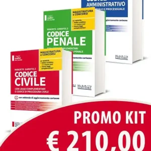 Kit 3 codici Civile-Penale-Amministrativo Offerta Limitata