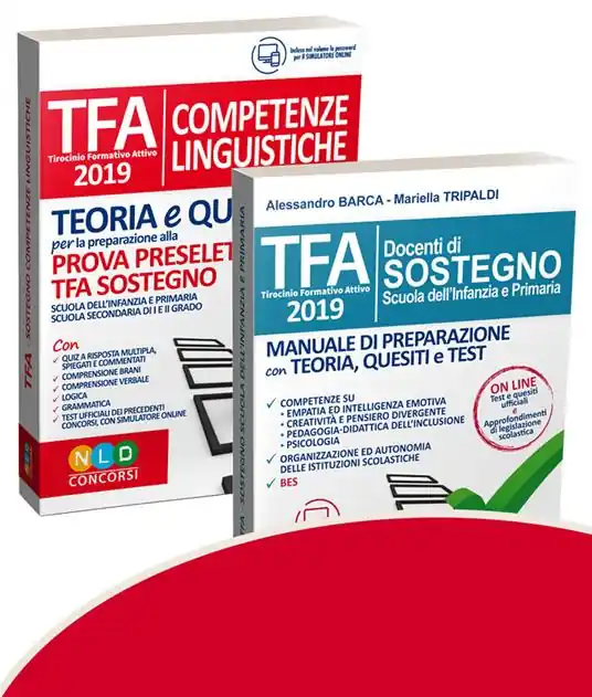 Affare TFA. Docenti di sostegno. Scuola dell‘infanzia e primaria-TFA. Competenze linguistiche. Teoria e quiz per la preparazione alla prova preselettiva. Kit
