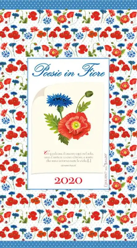 Sconto Poesie in fiore. Calendario medio 2020