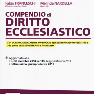 Esclusivo Compendio di diritto ecclesiastico. Con aggiornamento online