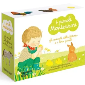 Gli animali della fattoria e i loro piccoli. I piccoli Montessori. Ediz. a colori. Con 32 Carte Soddisfatti O Rimborsati