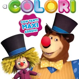 Risate a colori! Masha e Orso. Sticker & color. Con adesivi A Buon Prezzo