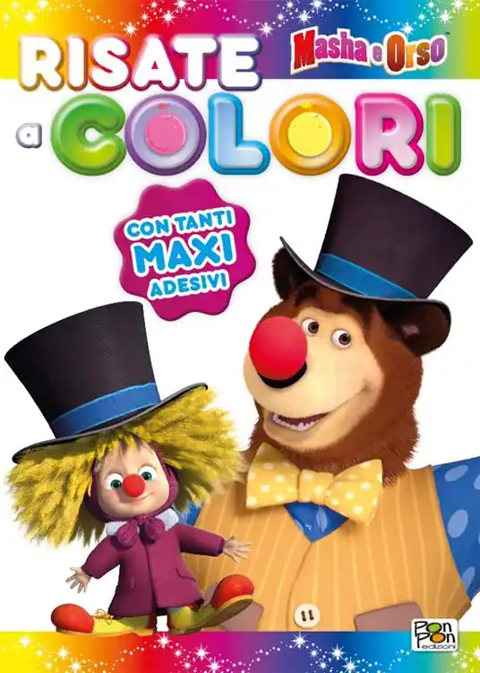 Risate a colori! Masha e Orso. Sticker & color. Con adesivi A Buon Prezzo