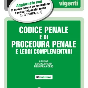 Codice penale e di procedura penale e leggi complementari Bestseller