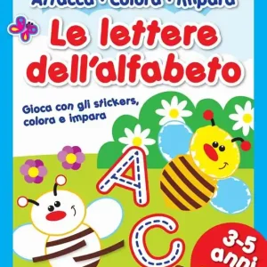 Le lettere dell‘alfabeto. Con adesivi. Ediz. a colori Offerta Lampo