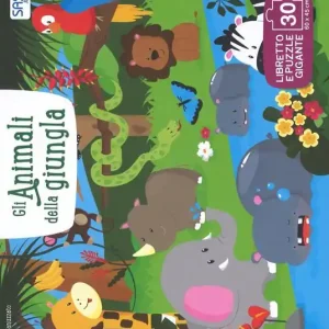 Gli animali della giungla. Ediz. a colori. Con puzzle Di Tendenza