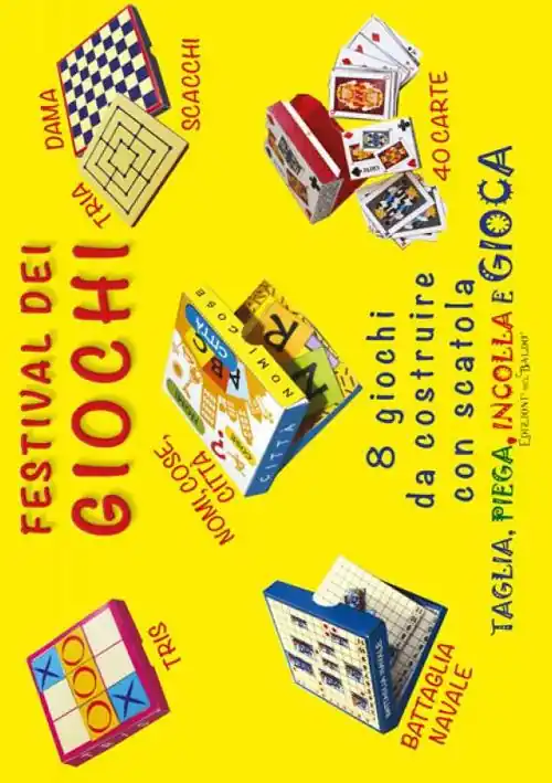 Festival dei giochi. 8 giochi d costruire con scatola Ordina Subito