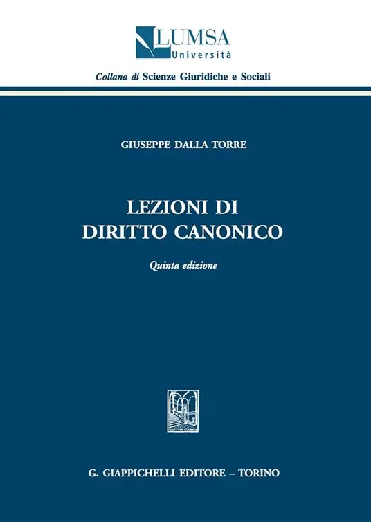 Offerta Limitata Lezioni di diritto canonico