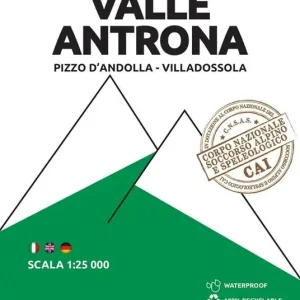 Sconto Carta escursionistica valle Antrona. Scala 1 25.000. Ediz. italiana, inglese e tedesca. Vol. 7 Pizzo d‘Andolla, Villadossola