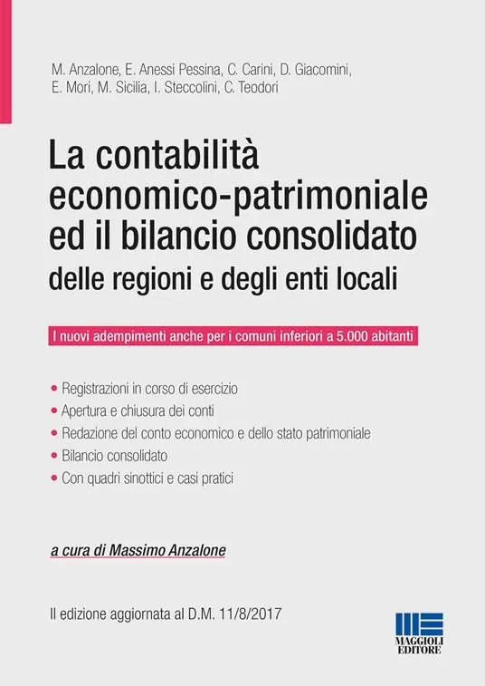 Ultimissimo Modello La contabilità economico-patrimoniale ed il bilancio consolidato delle regioni e degli enti locali