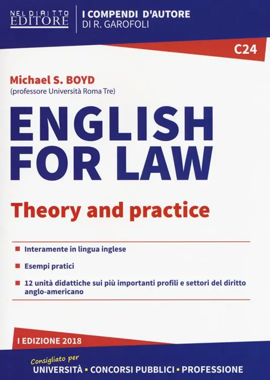 English for law. Theory and practice Compra Adesso