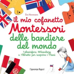 Il mio cofanetto Montessori delle bandiere del mondo. Con gadget Compra Oggi Stesso