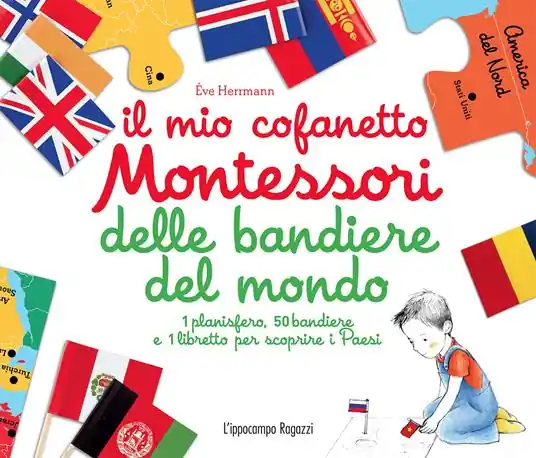 Il mio cofanetto Montessori delle bandiere del mondo. Con gadget Compra Oggi Stesso